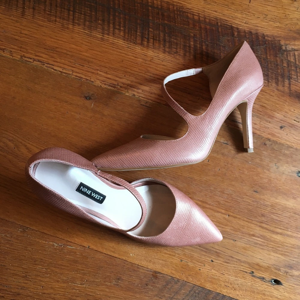 Nine West Pink Mansura Half D'orsay